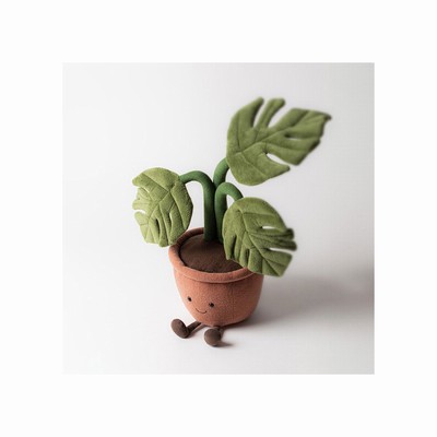 Jellycat Monstera Plant USA | 63158VTLP